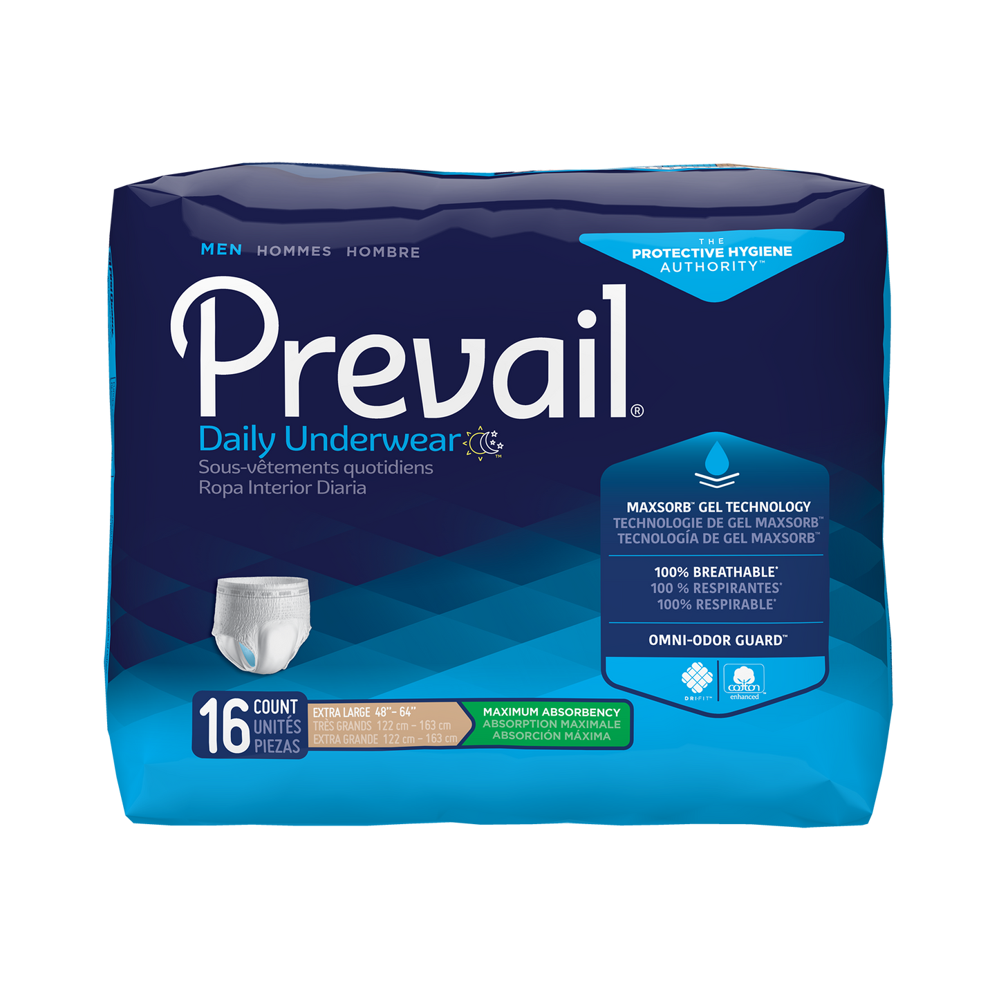 HMEPUM514 - Prevail for Men Underwear - Size X-Large