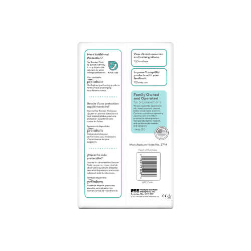 Unisex Adult Incontinence Brief Tranquility® Essential Large Disposable Heavy Absorbency