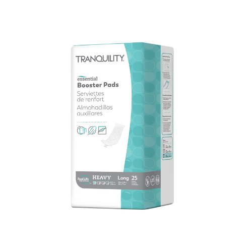 Booster Pad Tranquility® Essential 4-1/4 X 15 Inch Heavy Absorbency Super Absorbent Core Long