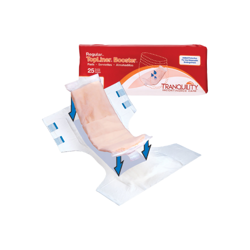 Booster Pad Tranquility® TopLiner™ 4 X 14 Inch Heavy Absorbency Super Absorbent Core Regular