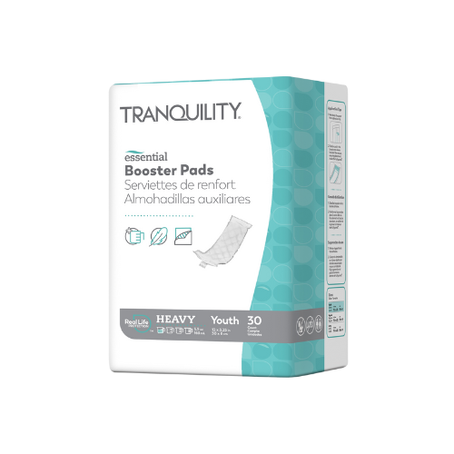 Booster Pad Tranquility® Essential 3-1/2 X 12 Inch Heavy Absorbency Super Absorbent Core One Size Fits Most