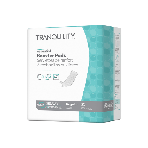 Booster Pad Tranquility® Essential 4-1/4 X 12 Inch Heavy Absorbency Super Absorbent Core Regular