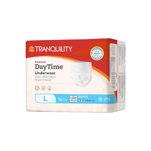 Unisex Adult Absorbent Underwear Tranquility® Premium DayTime™ Pull On with Tear Away Seams Large Disposable Heavy Absorbency