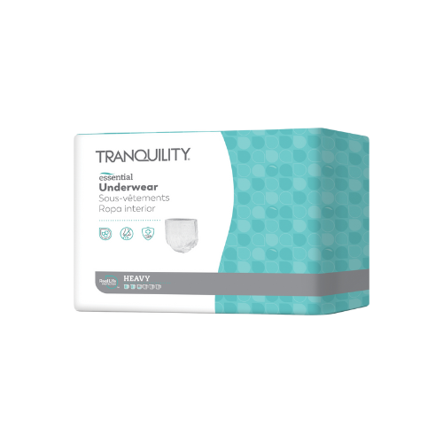 Unisex Adult Absorbent Underwear Tranquility® Essential Pull On with Tear Away Seams X-Small Disposable Heavy Absorbency