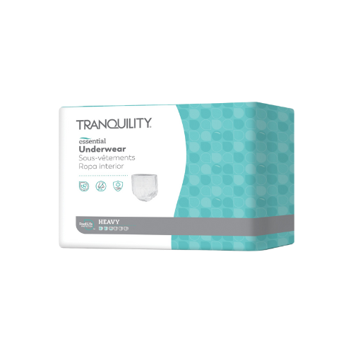 Unisex Adult Absorbent Underwear Tranquility® Essential Pull On with Tear Away Seams X-Large Disposable Heavy Absorbency