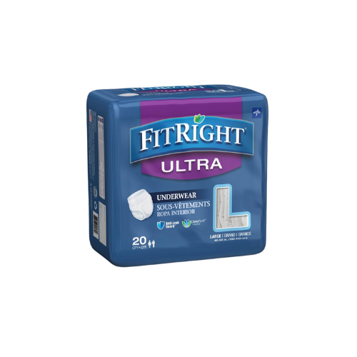 FitRight Ultra Protective Underwear, Size L, for Waist Size 40″-56″