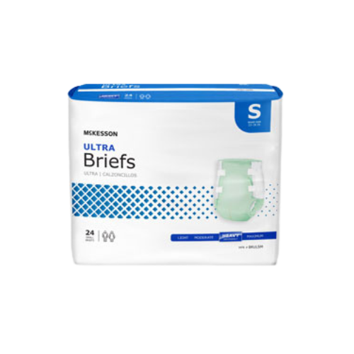 BRULSM - McKesson Briefs Ultra Absorbency Small (22" - 36" Waist) - 2pk