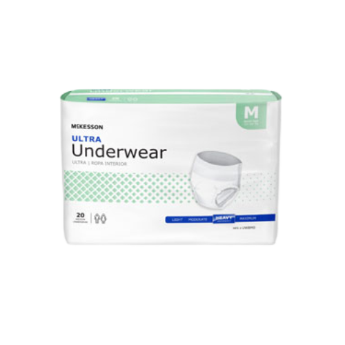 UWBMD - McKesson Underwear Ultra Absorbency Medium (32" - 44" Waist) - 2pk