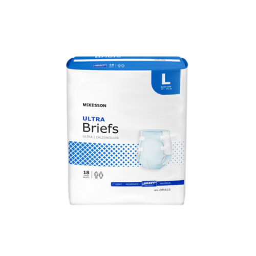 BRULLG - McKesson Briefs Ultra Absorbency Large (45" - 58" Waist) - 2pk